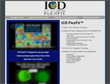Tablet Screenshot of icdlens.com